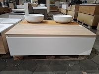 Badmeubel mat wit - afbeelding 1 van  13