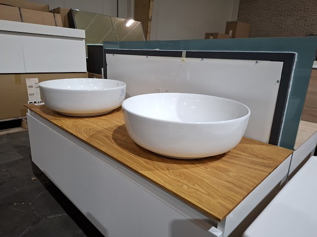 Badmeubel mat wit - afbeelding 2 van  11