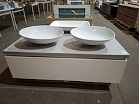 Badmeubel mat wit - afbeelding 1 van  12