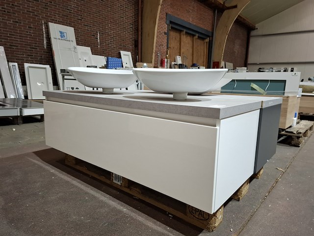 Badmeubel mat wit - afbeelding 5 van  12