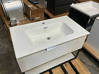 Badmeubel met spiegel (80x45x52 cm) - afbeelding 3 van  4