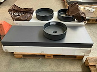 Badmeubel met waskom (140x46 cm) - afbeelding 1 van  2