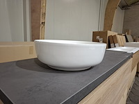 Badmeubel met waskom, eiken - afbeelding 4 van  12