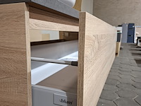 Badmeubel met waskom, eiken - afbeelding 7 van  12