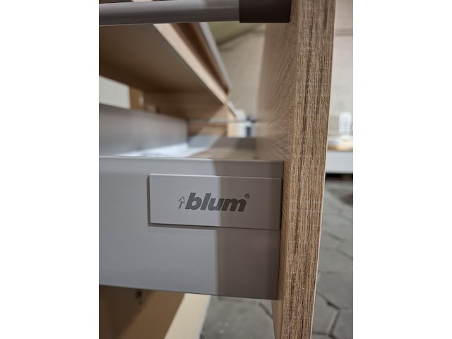 Badmeubel met waskom, eiken - afbeelding 8 van  12