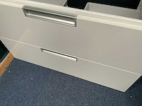 Badmeubel onderkast glans wit softclose - afbeelding 2 van  2