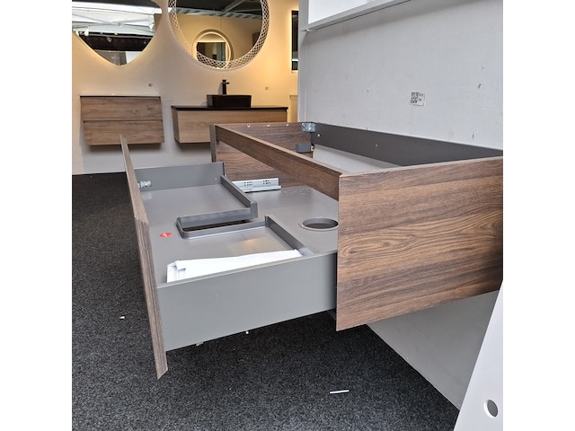 Badmeubel onderkast, xenz, pipel, natural oak - afbeelding 5 van  6