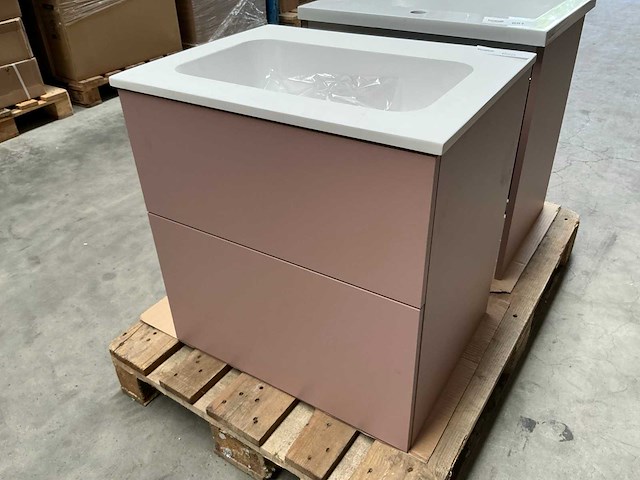 Badmeubel pink 60cm - afbeelding 2 van  6