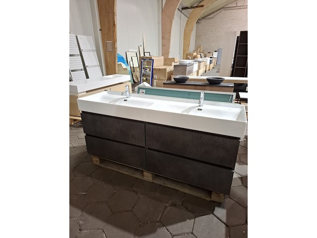 Badmeubel primabad, antraciet - afbeelding 9 van  15