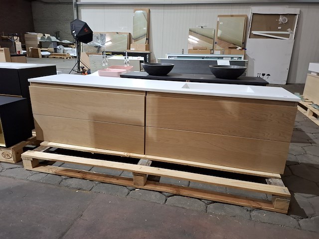 Badmeubel primabad, eiken - afbeelding 1 van  10