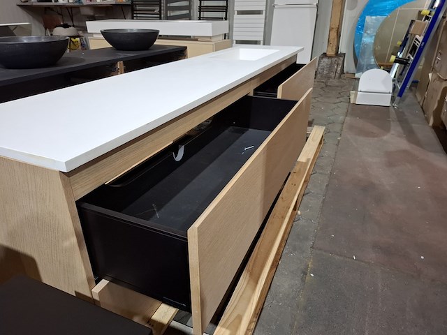 Badmeubel primabad, eiken - afbeelding 4 van  10