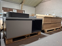 Badmeubel primabad, mat zwart/mat grijs - afbeelding 1 van  14