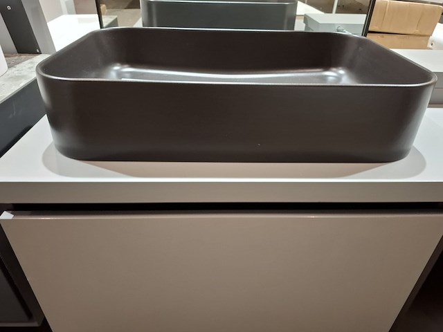 Badmeubel primabad, mat zwart/mat grijs - afbeelding 13 van  14