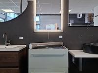 Badmeubel, sanijura, lumen 60, grijs/groen - afbeelding 1 van  1