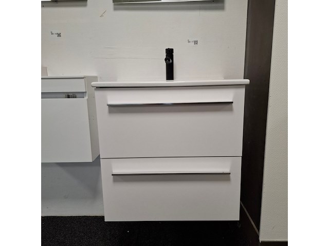 Badmeubel sanijura, mundo, mat wit - afbeelding 6 van  12