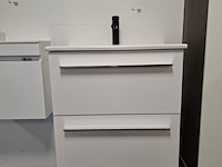 Badmeubel sanijura, mundo, mat wit - afbeelding 6 van  12