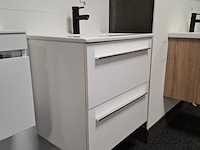 Badmeubel sanijura, mundo, mat wit - afbeelding 7 van  12