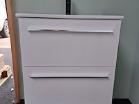 Badmeubel sanijura, mundo, mat wit - afbeelding 7 van  12
