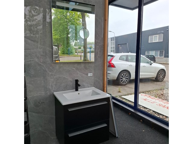 Badmeubel sanijura, mundo, mat zwart - afbeelding 2 van  3