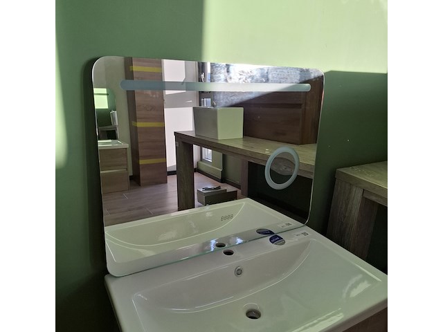 Badmeubel sanox, como, grijs eiken - afbeelding 2 van  11