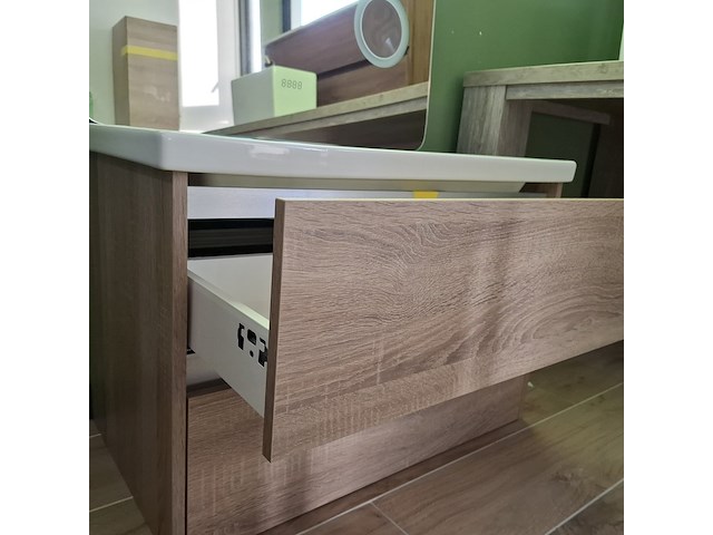 Badmeubel sanox, como, grijs eiken - afbeelding 8 van  11