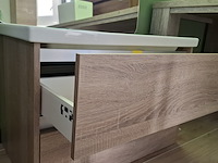 Badmeubel sanox, como, grijs eiken - afbeelding 8 van  11