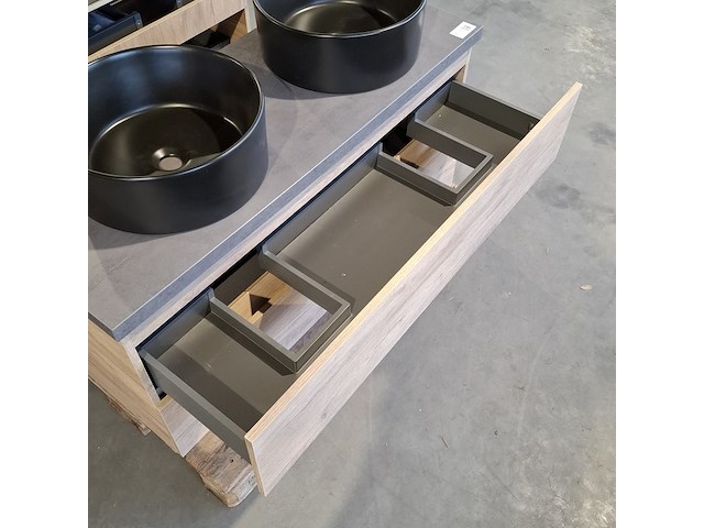 Badmeubel, solar, eiken - afbeelding 2 van  11