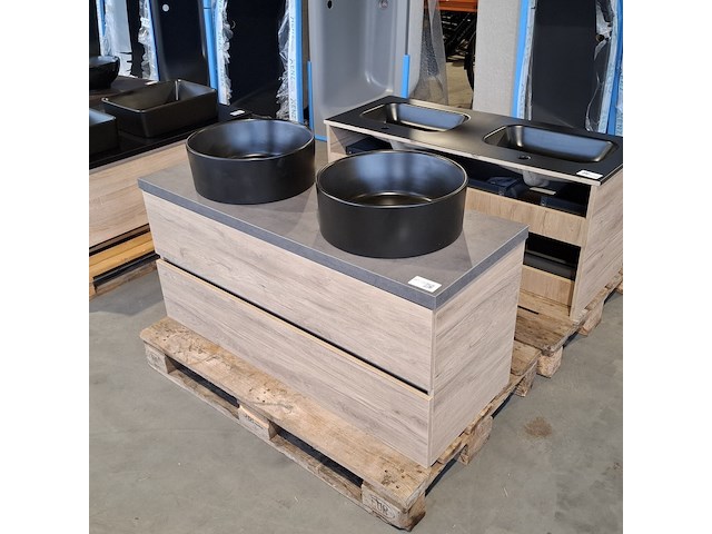 Badmeubel, solar, eiken - afbeelding 4 van  11