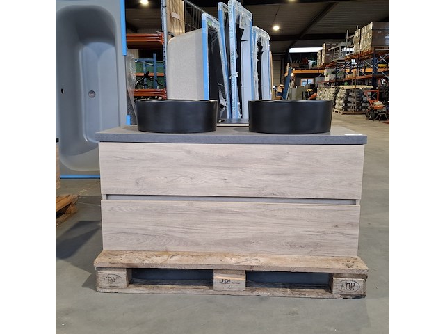 Badmeubel, solar, eiken - afbeelding 5 van  11