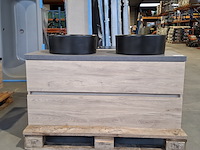 Badmeubel, solar, eiken - afbeelding 5 van  11