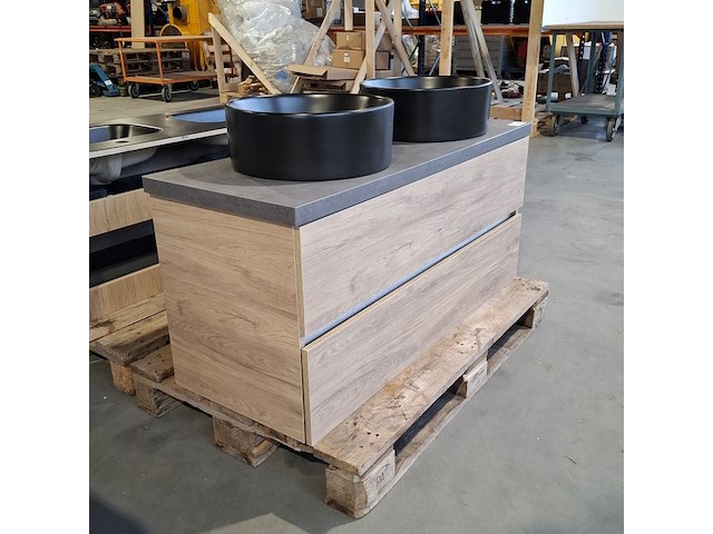 Badmeubel, solar, eiken - afbeelding 6 van  11