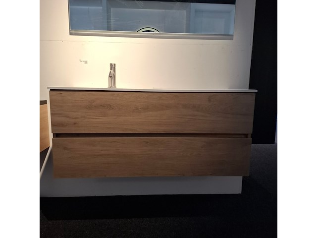 Badmeubel solar, solbiak, eiken - afbeelding 10 van  15