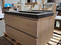 Badmeubel solution 100, smoked oak - afbeelding 6 van  13