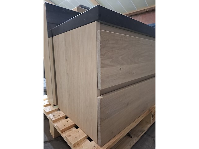 Badmeubel solution 100, smoked oak - afbeelding 12 van  13