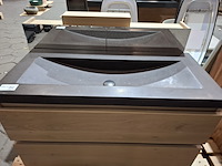 Badmeubel solution 100, smoked oak - afbeelding 13 van  13