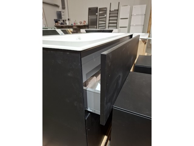 Badmeubel villeroy & boch, finion, mat zwart - afbeelding 7 van  12