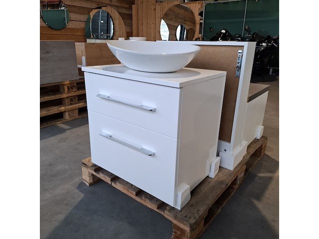 Badmeubel vittoria, glans wit - afbeelding 1 van  10