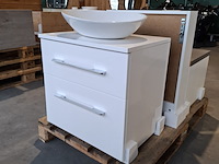 Badmeubel vittoria, glans wit - afbeelding 1 van  10