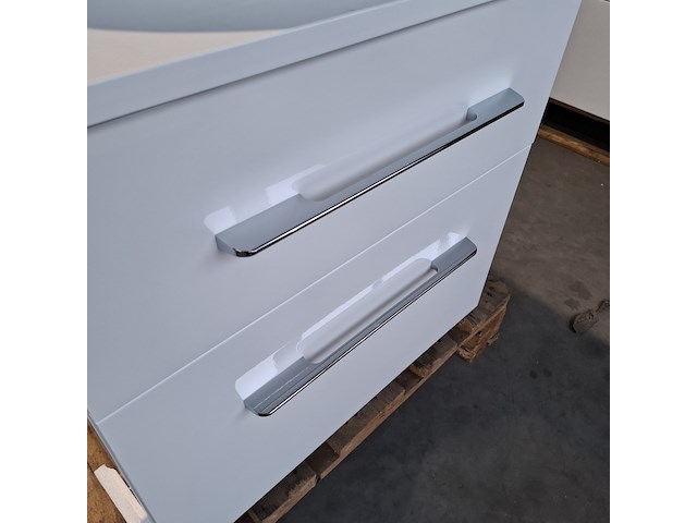 Badmeubel vittoria, glans wit - afbeelding 5 van  10