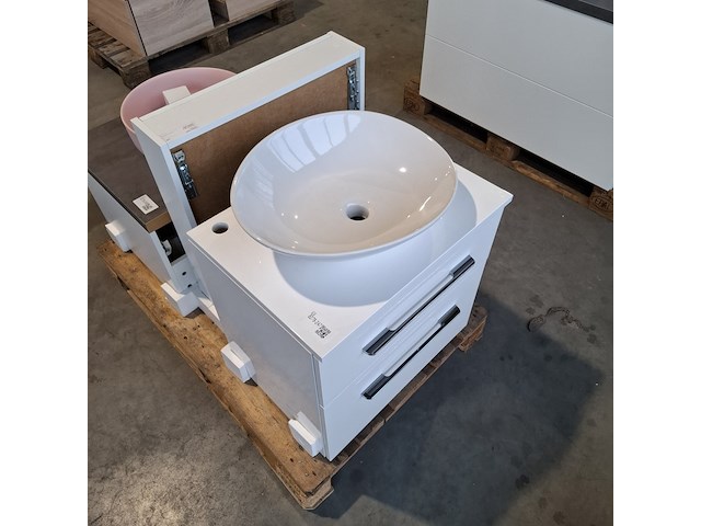 Badmeubel vittoria, glans wit - afbeelding 6 van  10