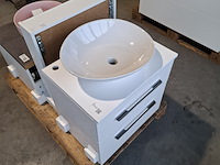 Badmeubel vittoria, glans wit - afbeelding 6 van  10