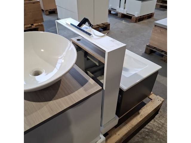 Badmeubel vittoria, hoogglans wit - afbeelding 2 van  11