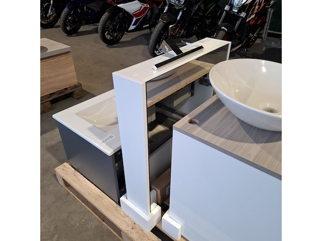 Badmeubel vittoria, hoogglans wit - afbeelding 3 van  11