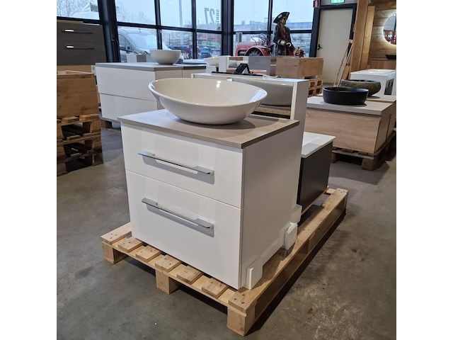 Badmeubel vittoria, hoogglans wit - afbeelding 1 van  11