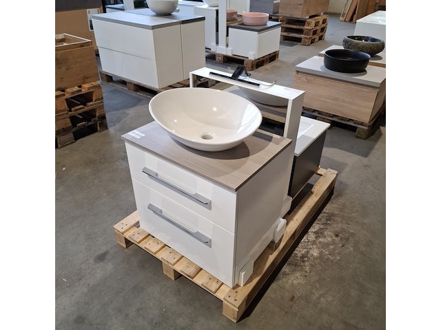 Badmeubel vittoria, hoogglans wit - afbeelding 4 van  11