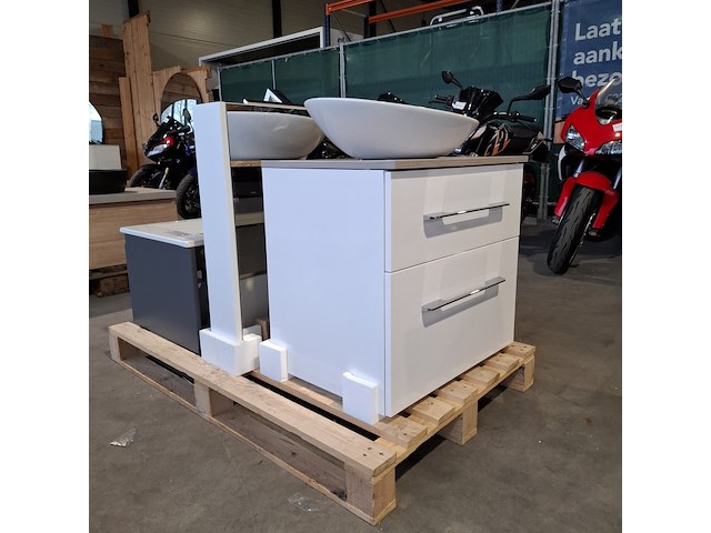 Badmeubel vittoria, hoogglans wit - afbeelding 5 van  11