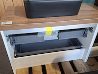 Badmeubel, wave design, glans wit - afbeelding 3 van  12