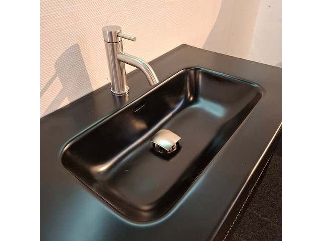 Badmeubel wd, mat zwart 3d front - afbeelding 3 van  16