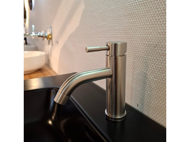 Badmeubel wd, mat zwart 3d front - afbeelding 5 van  16