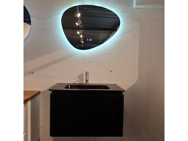 Badmeubel wd, mat zwart 3d front - afbeelding 1 van  16